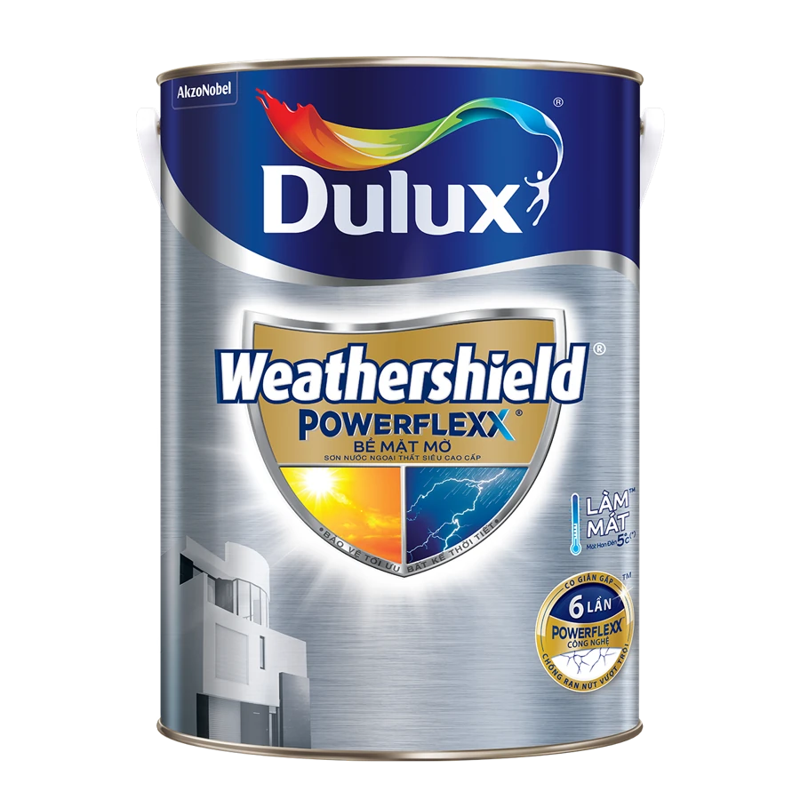 Dulux Weathershield Powerflexx Bề Mặt Mờ &mdash; ảnh sản phẩm từ Dulux