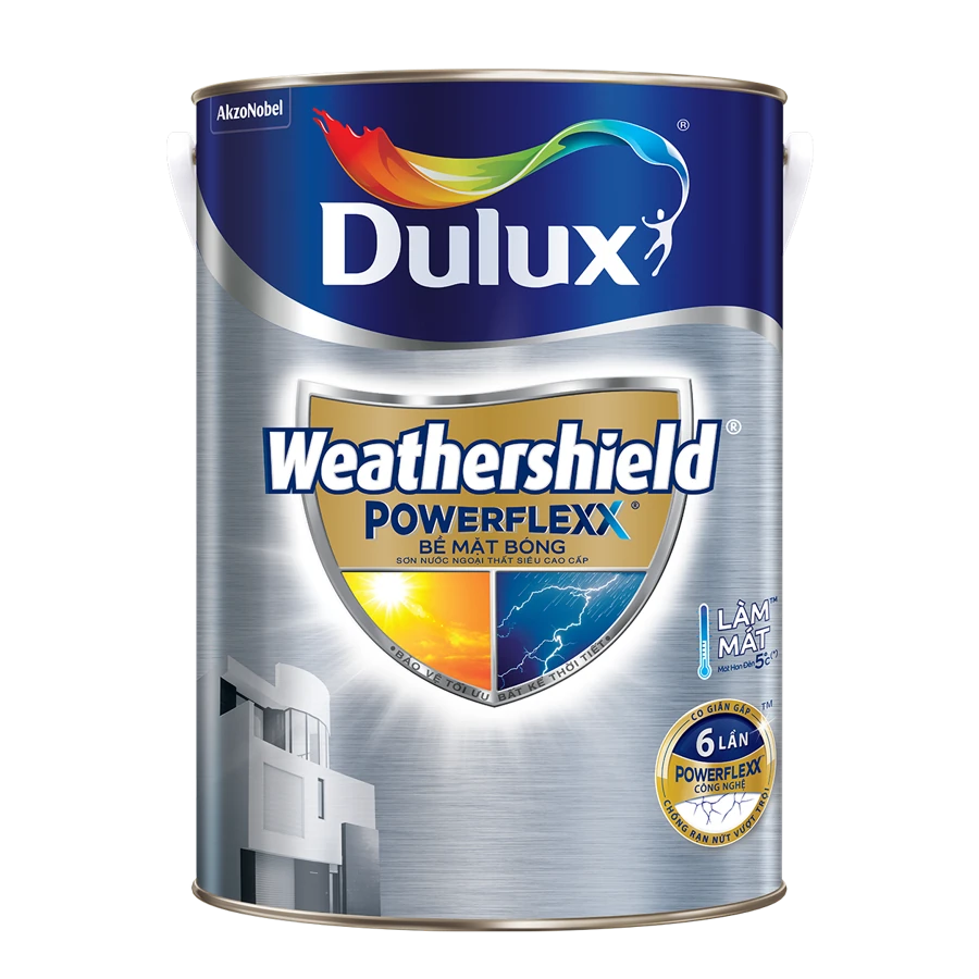 Dulux Weathershield Powerflexx Bề Mặt B&oacute;ng &mdash; ảnh sản phẩm từ Dulux